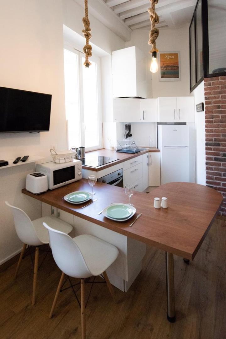 Le Ferratiere - Moderne Industriel Du Vieux Lyon Lejlighed Eksteriør billede